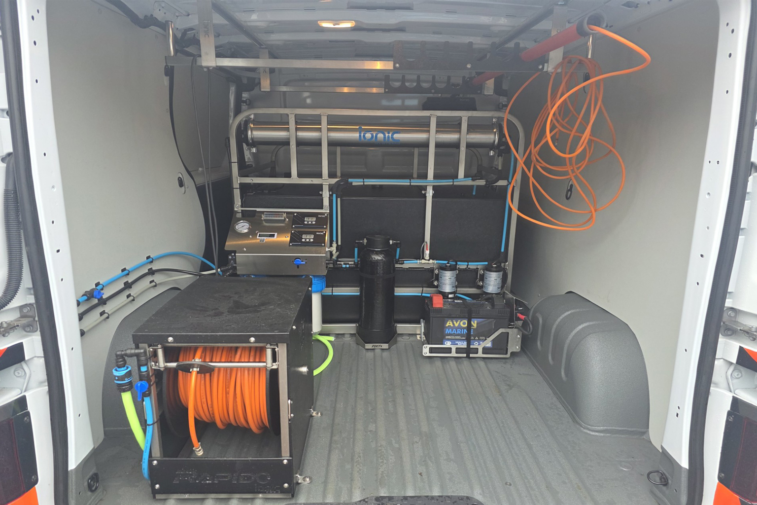 Reach Pro hire van for window cleaning and exterior cleaning businesses